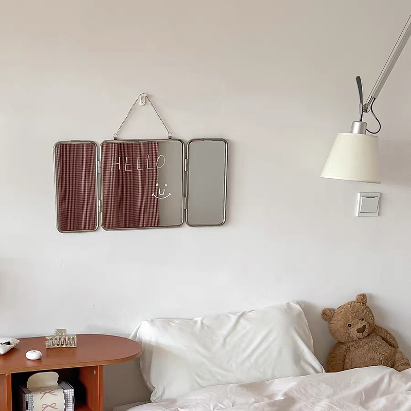 Vanity Home Decor - Ins Style Square Three Fold Wall