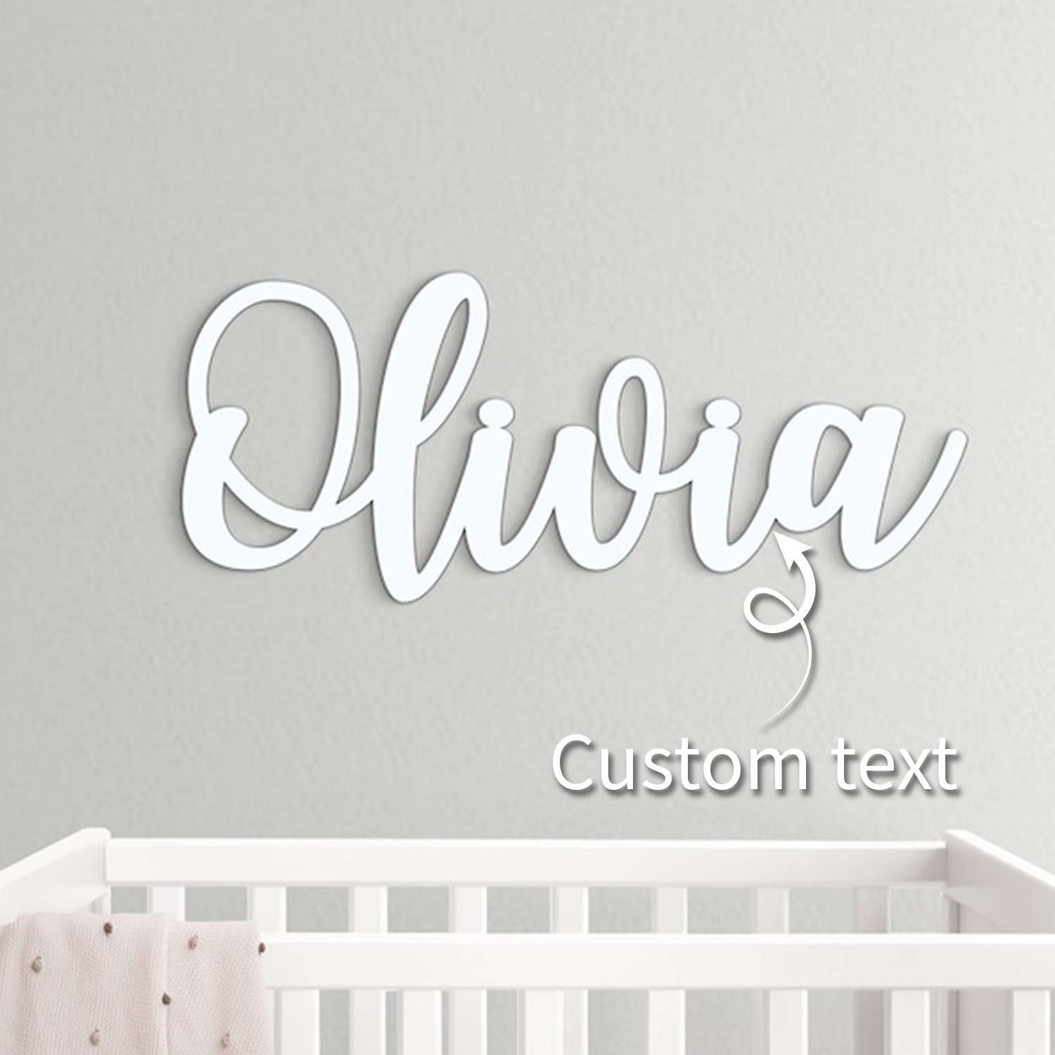 Home Decor For Wedding - 1pc Custom Wooden Name Sign,Customized Gifts,Decorative