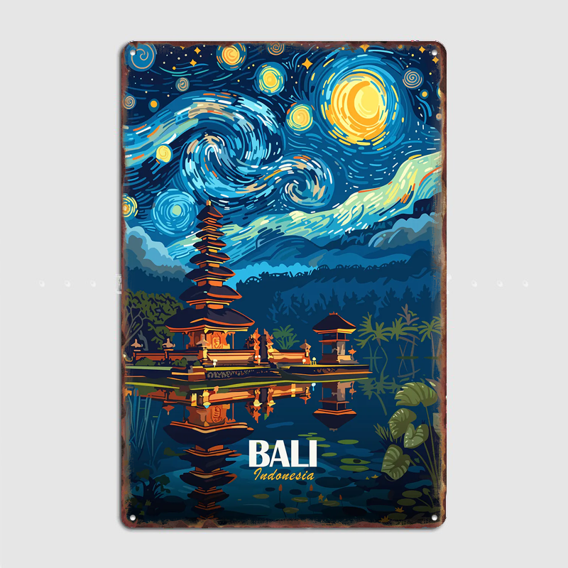 Home Decor Indonesia - Bali Indonesia Starry Night Landscape Travel