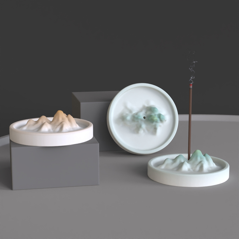 Home Decor Humacao - Concrete Incense Tray Silicone Mold Creative
