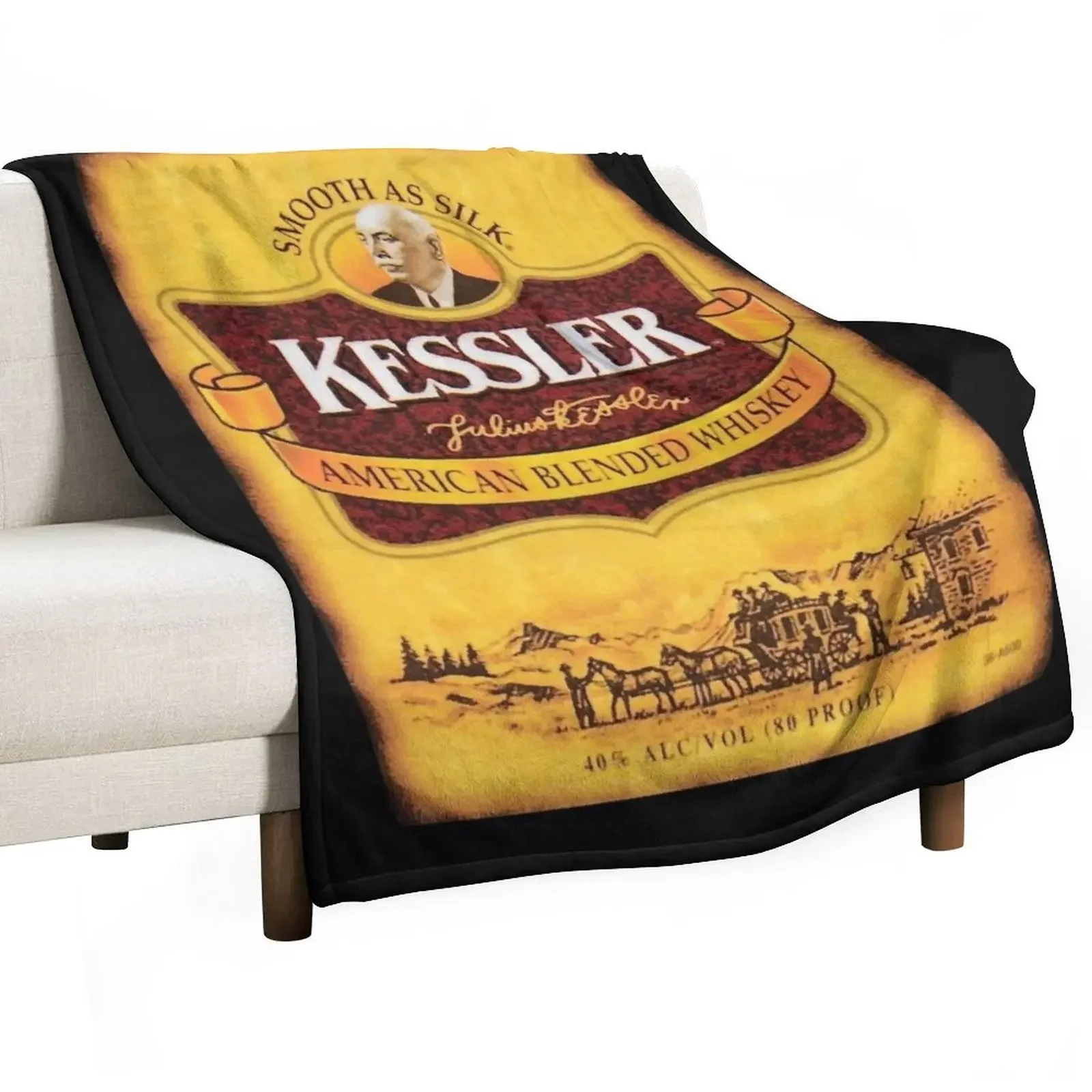 Home Decor Png - Kessler Vintage Classic T-Shirt.png Throw Blanket