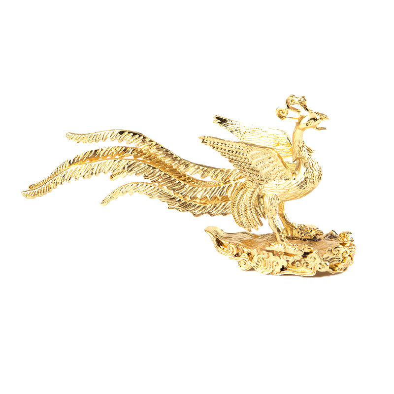 Home Decor Humacao - Gold Phoenix Statue Incense Burner 1PCS