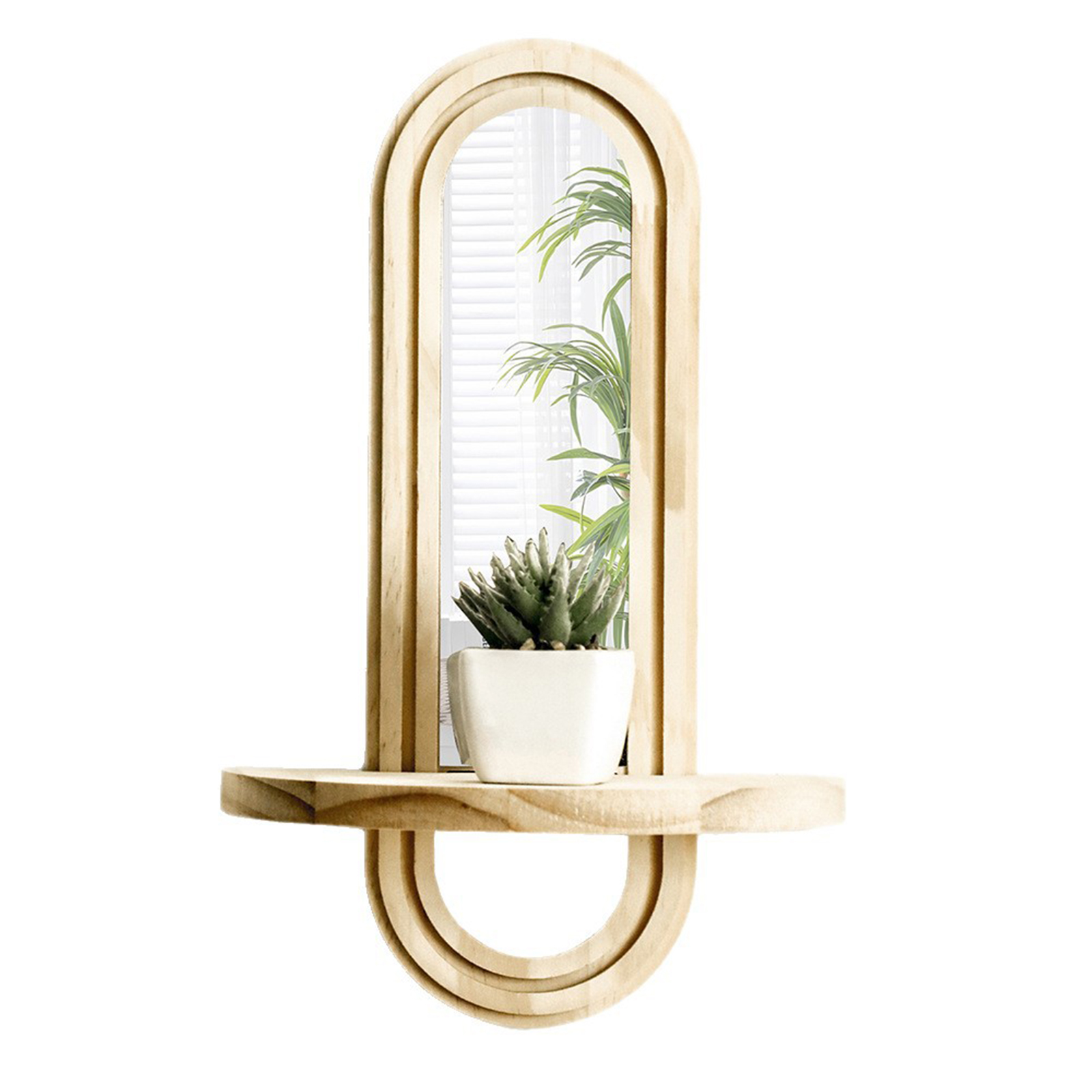 Wall Mounted Mirror Shelf Crea - Vanity Home Decor 리뷰 및 가격