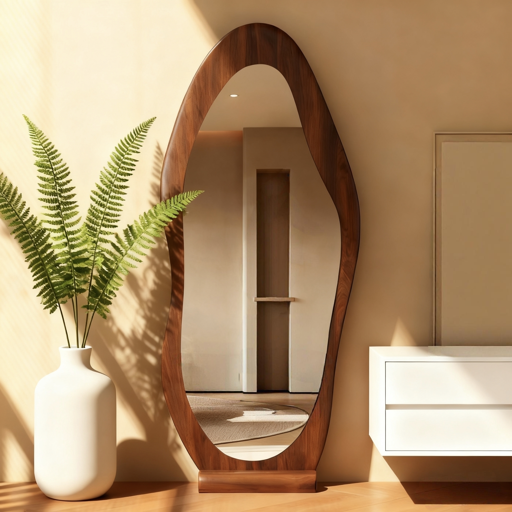 Modern Full Length Floor Mirro - Vanity Home Decor 리뷰 및 가격