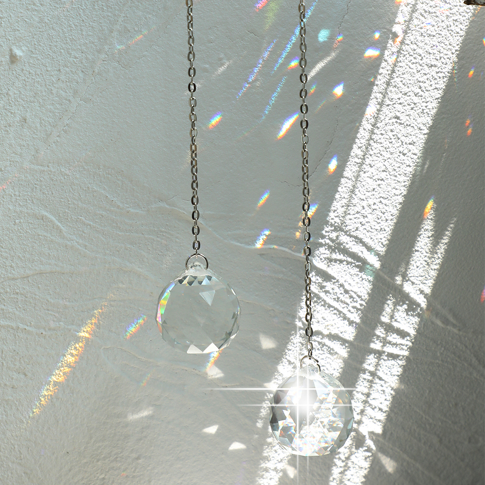 2 Pcs Stained Glass Suncatcher - Crystal Sun Catcher 리뷰 및 가격
