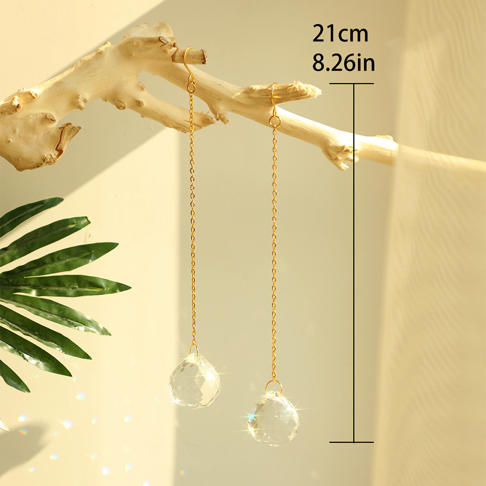 2 Pcs Stained Glass Suncatcher - Crystal Sun Catcher 리뷰 및 가격