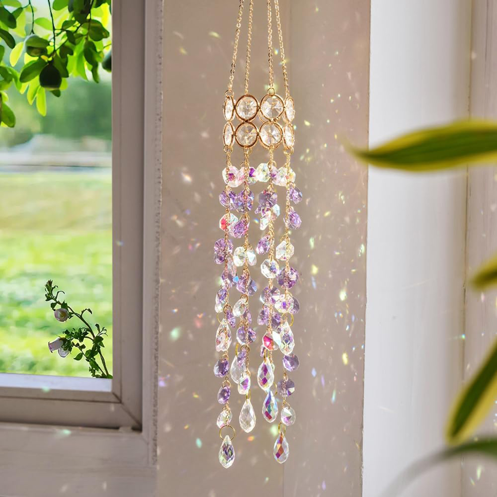 Sun Catcher Crystal Wind Chime - Crystal Sun Catcher 리뷰 및 가격