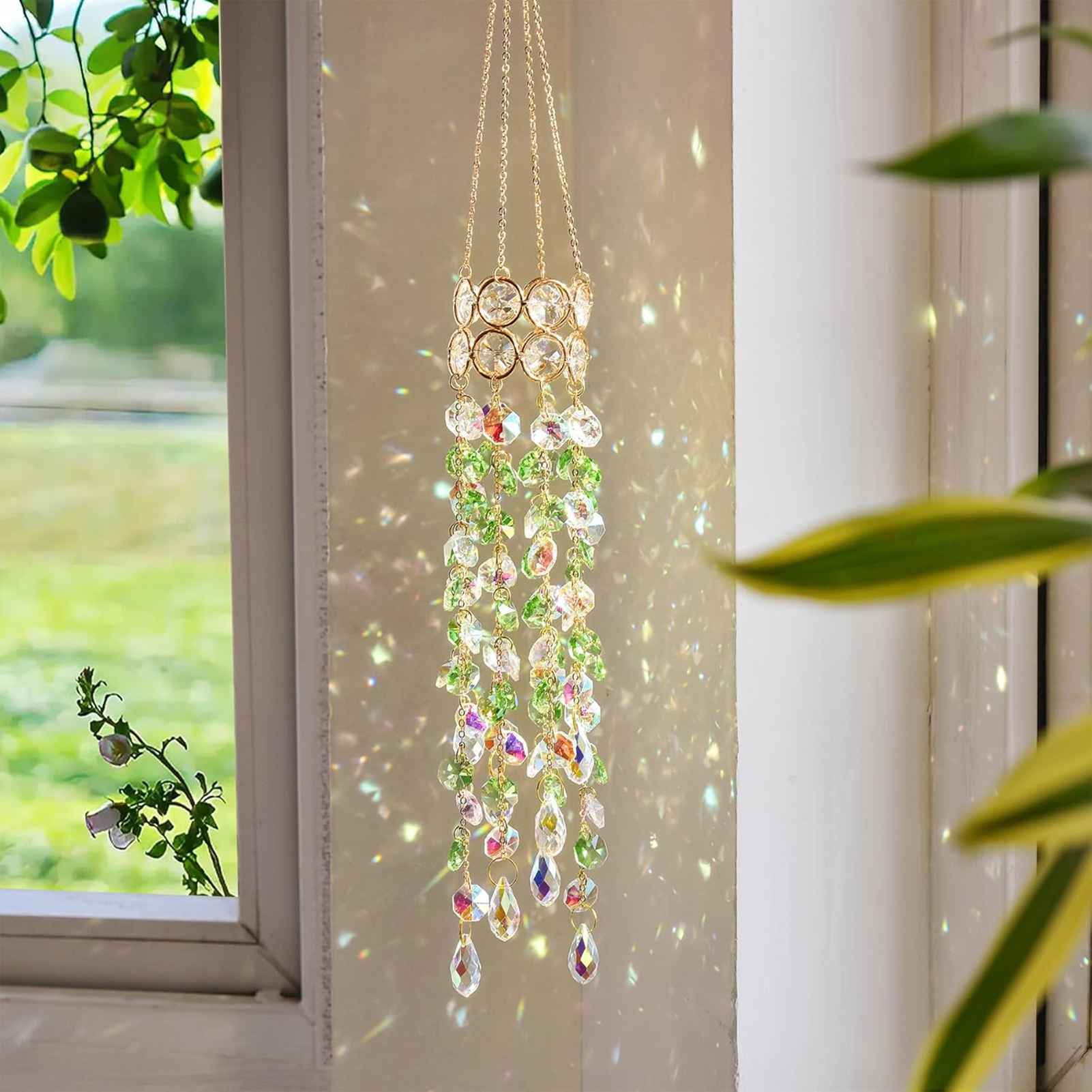 Sun Catcher Crystal Wind Chime - Crystal Sun Catcher 리뷰 및 가격
