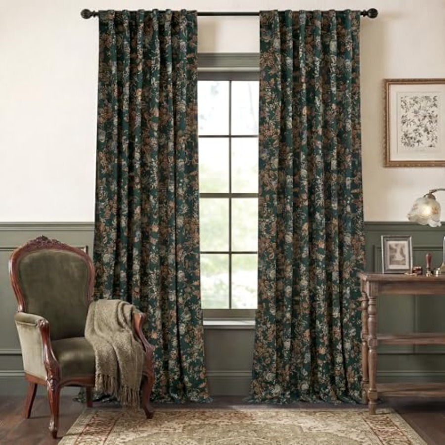 Velvet Curtains Print Curtains - Home Decor Curtains 리뷰 및 가격
