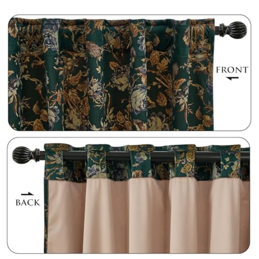 Velvet Curtains Print Curtains - Home Decor Curtains 리뷰 및 가격