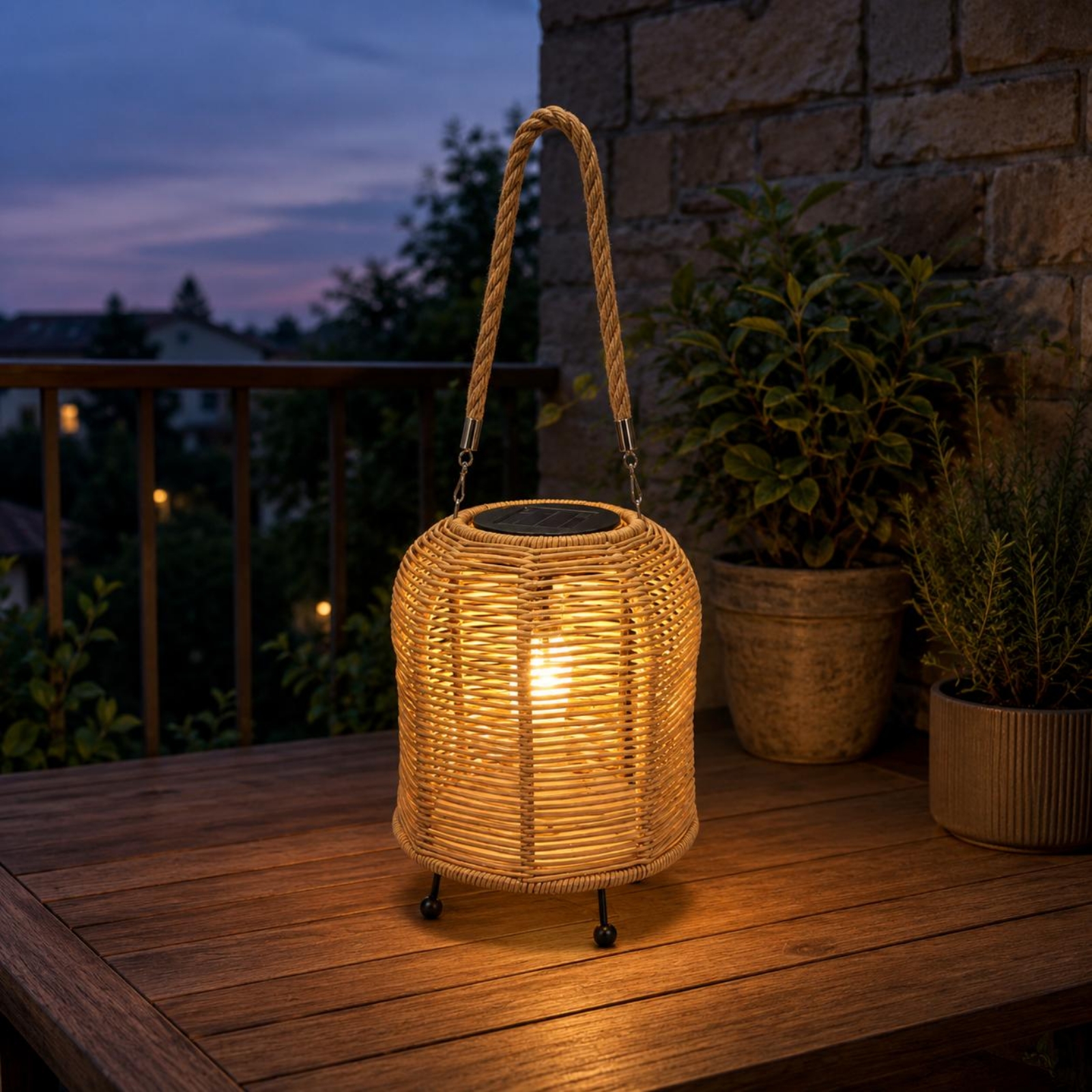 Handwoven Solar Lantern Braide - Home Decor Rattan 리뷰 및 가격