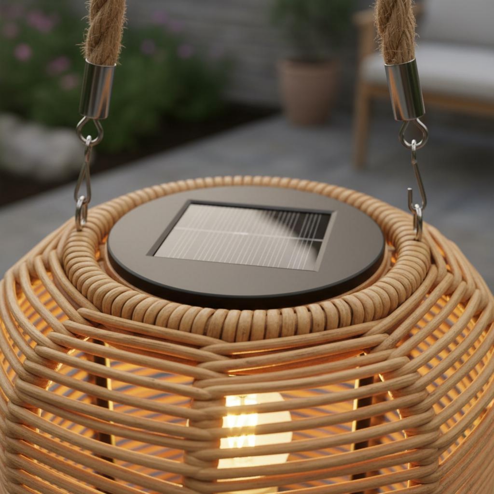 Handwoven Solar Lantern Braide - Home Decor Rattan 리뷰 및 가격