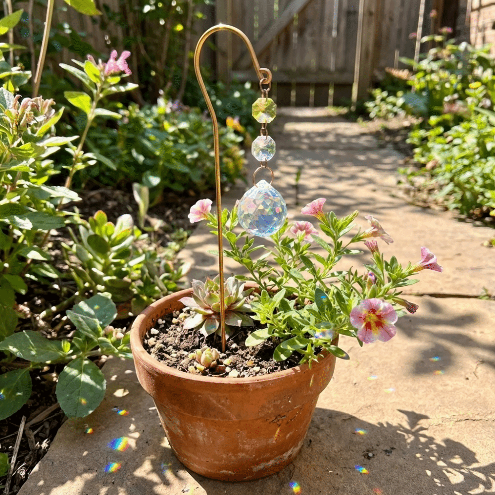 Reflective Crystal Garden Stak - Crystal Sun Catcher 리뷰 및 가격