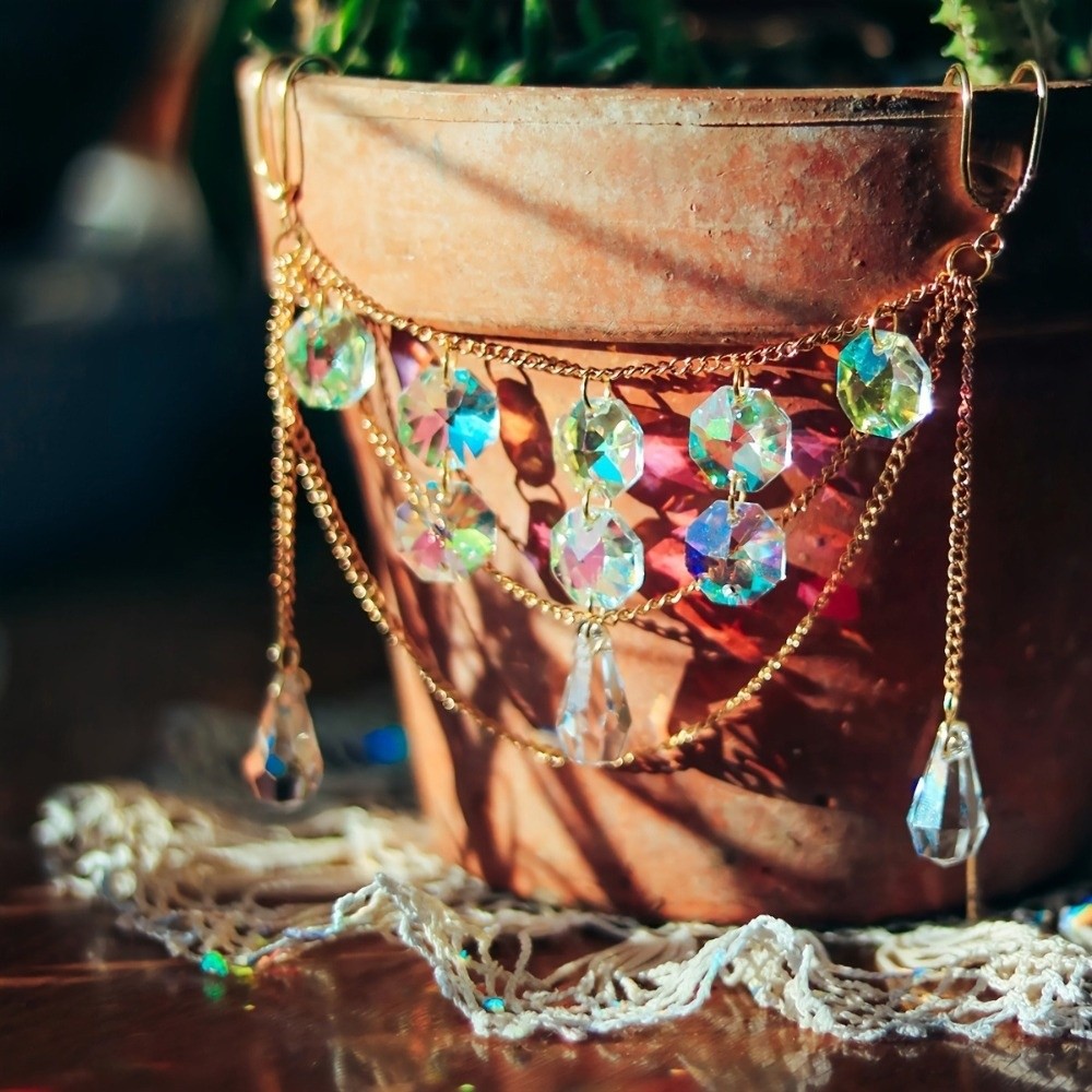 Reflective Crystal Garden Stak - Crystal Sun Catcher 리뷰 및 가격