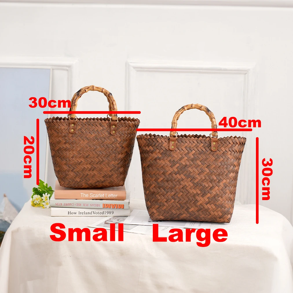 Vintage Bamboom Handle Rattan  - Home Decor Rattan 리뷰 및 가격