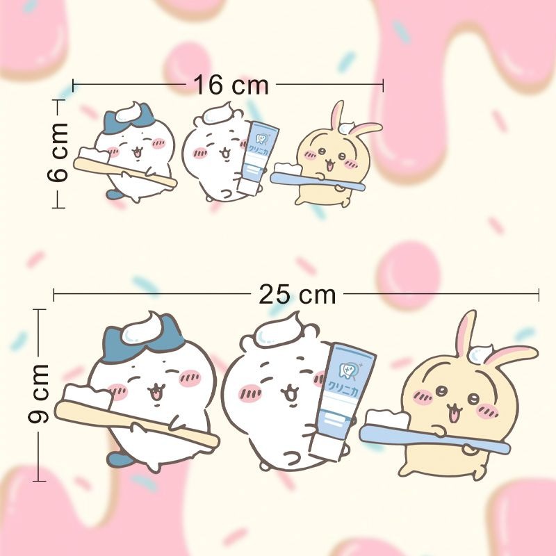 Hot Chiikawa Mirror Stickers S - Vanity Home Decor 리뷰 및 가격
