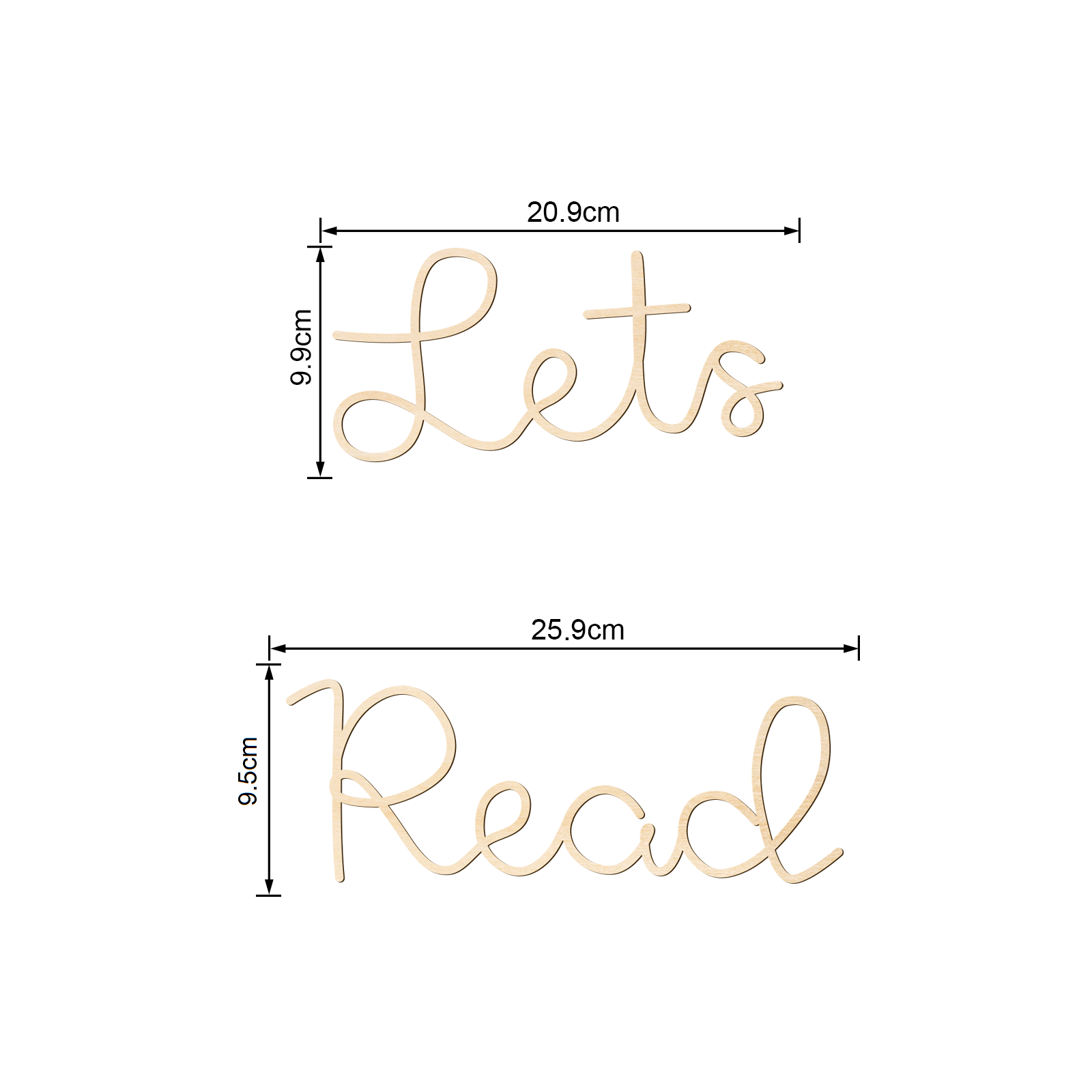 Let's Read Wooden Wall Sign -  - Wooden Letter Sign 리뷰 및 가격