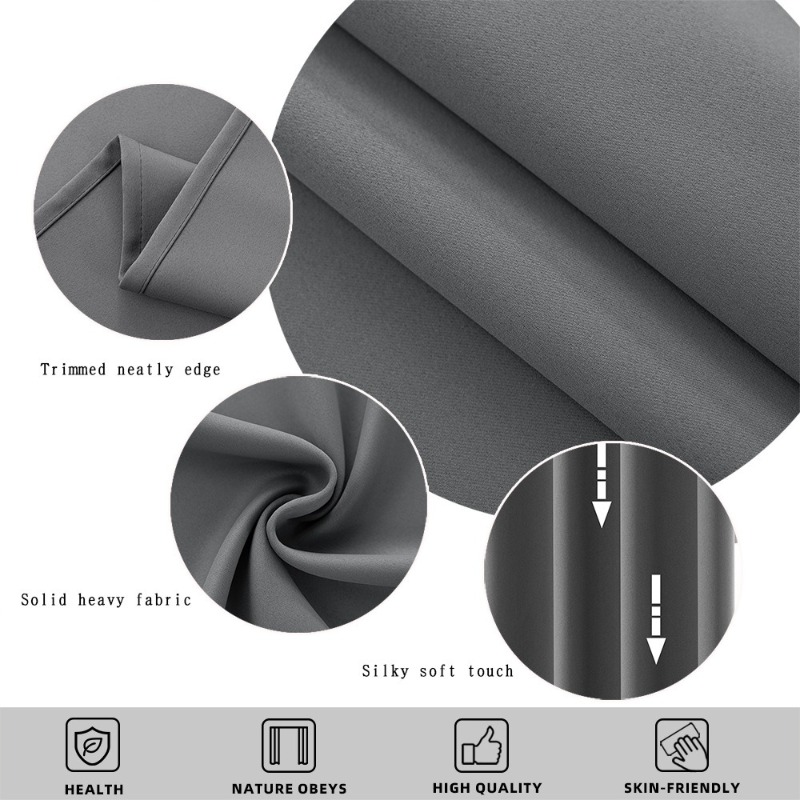 One Pane Light-Blocking Solid  - Home Decor Curtains 리뷰 및 가격