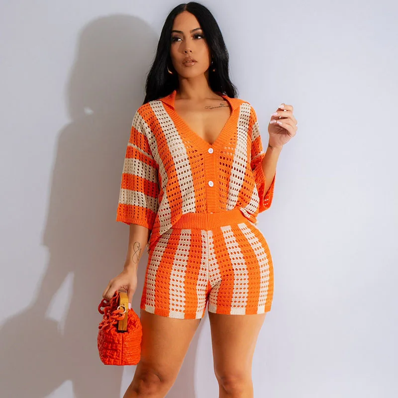 Striped Knitted 2 Piece Sets W - Home Decor Zara 리뷰 및 가격
