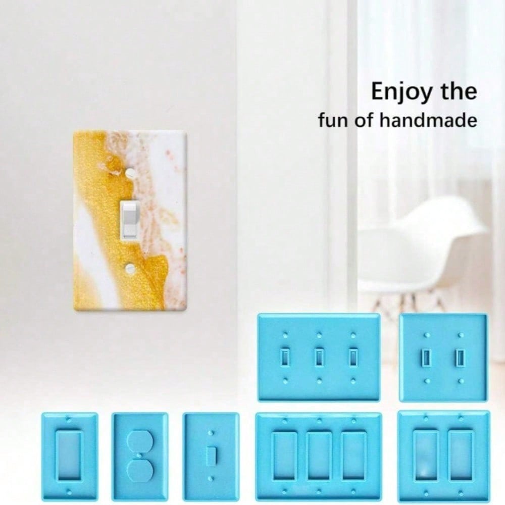 7PcsSwitch Socket Panel Plaste - Home Decor Outlet 리뷰 및 가격