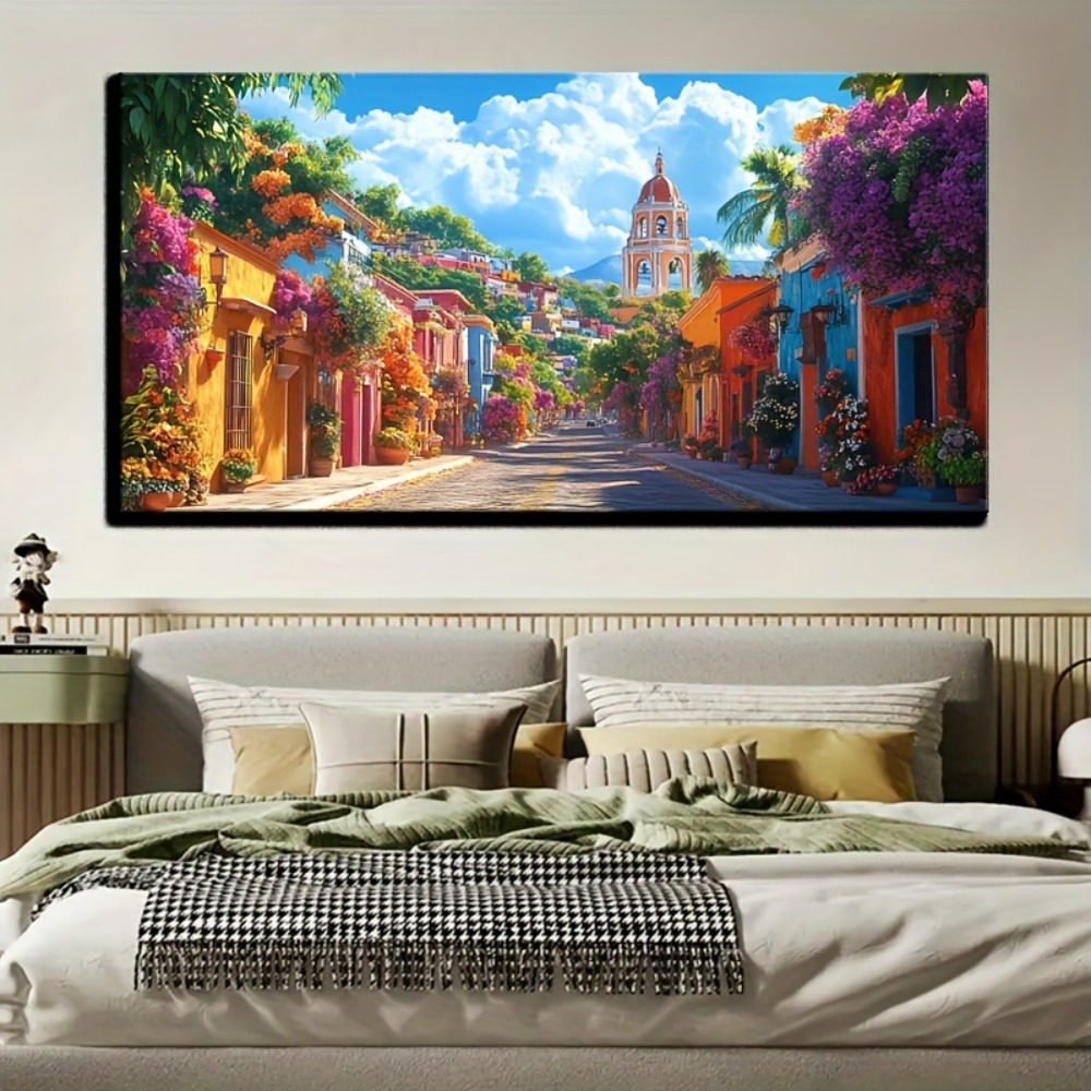 Mexican rural street Colorful  - Home Decor Interior 리뷰 및 가격