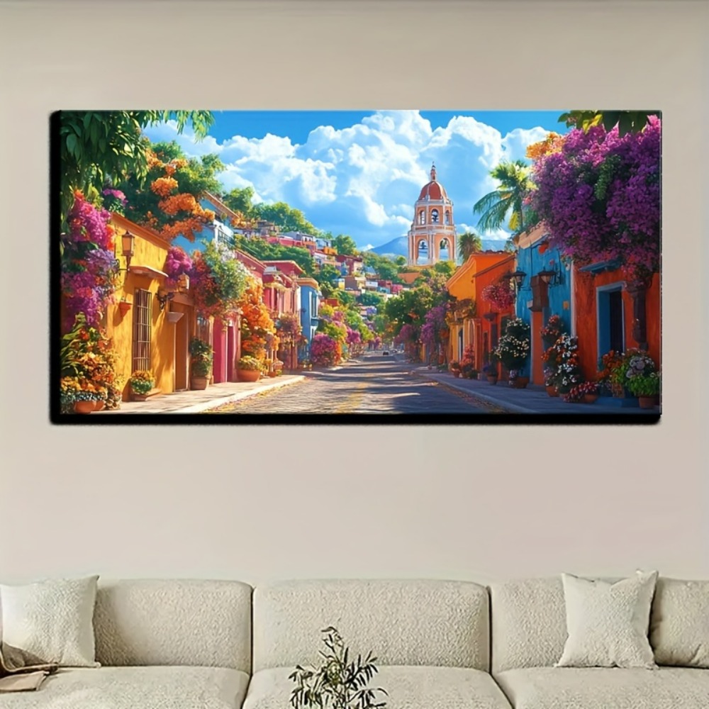 Mexican rural street Colorful  - Home Decor Interior 리뷰 및 가격