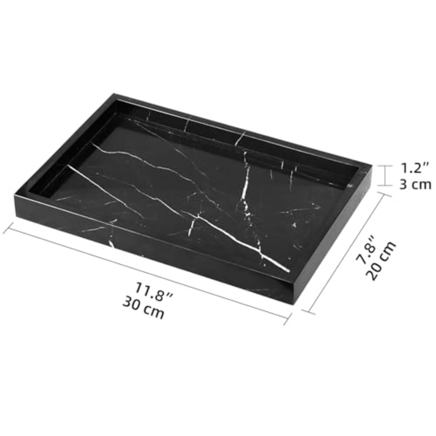 Marble Bathroom Vanity Tray, N - Vanity Home Decor 리뷰 및 가격