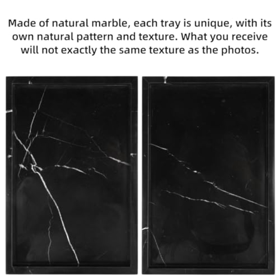 Marble Bathroom Vanity Tray, N - Vanity Home Decor 리뷰 및 가격