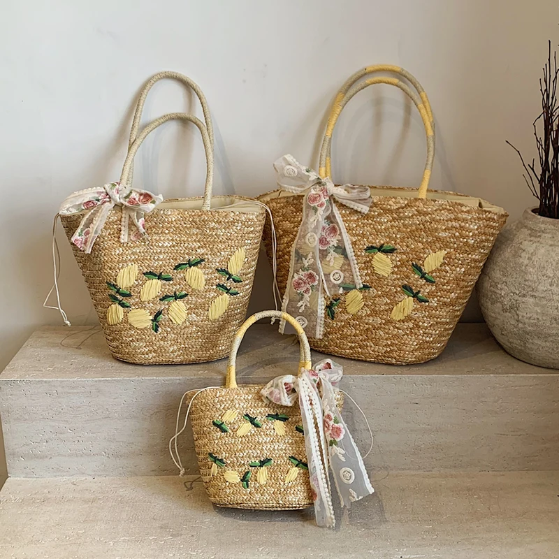 Large Capacity Beach Shoulder  - Home Decor Rattan 리뷰 및 가격