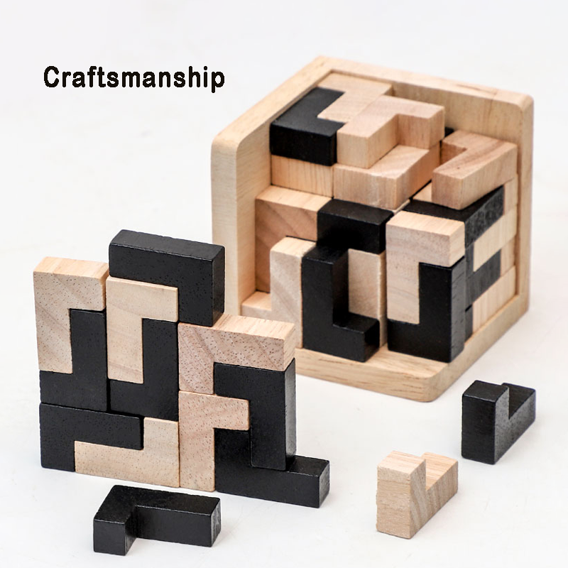 3D Cube Puzzle Luban Interlock - Wooden Letter Sign 리뷰 및 가격