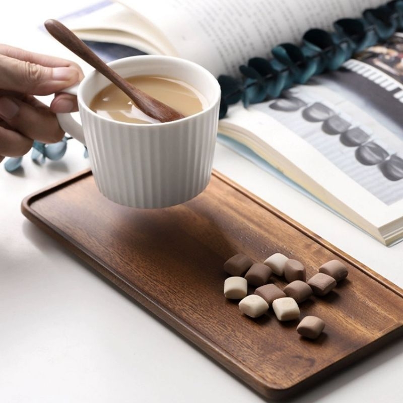 Natural Wooden Rectangular Ser - Vanity Home Decor 리뷰 및 가격