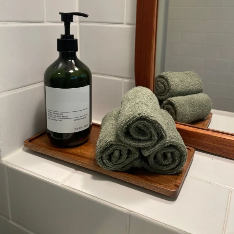 Natural Wooden Rectangular Ser - Vanity Home Decor 리뷰 및 가격