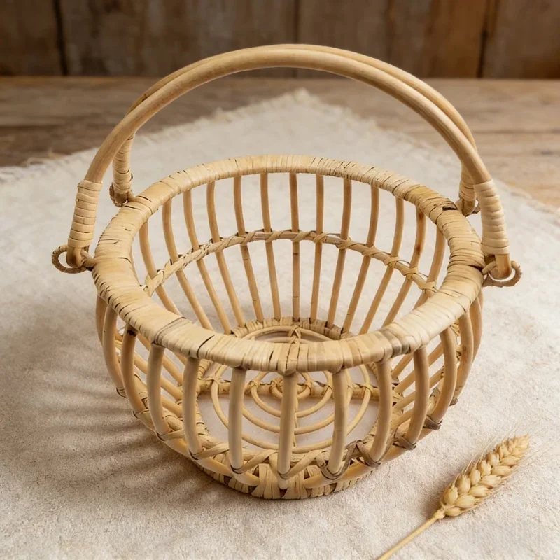 Infant Posing Bed Retro Rattan - Home Decor Rattan 리뷰 및 가격