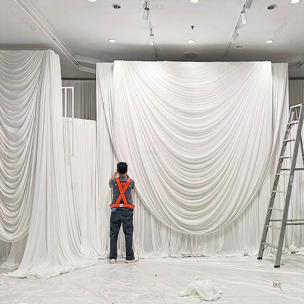 FSDKX Cheap White Ice Silk Clo - Home Decor Curtains 리뷰 및 가격