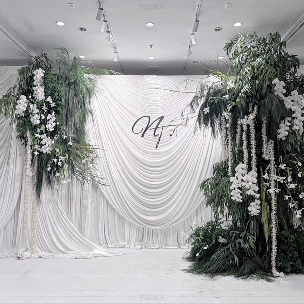 FSDKX Cheap White Ice Silk Clo - Home Decor Curtains 리뷰 및 가격