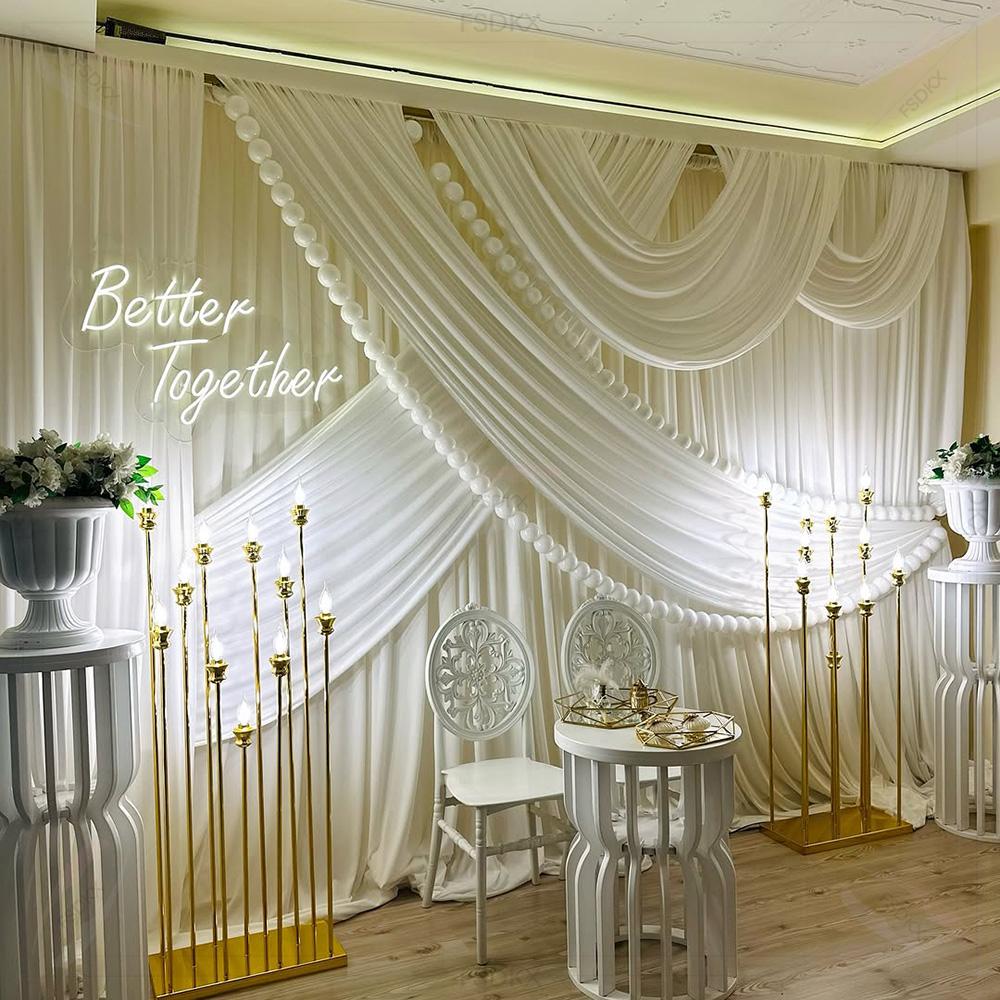 FSDKX Cheap White Ice Silk Clo - Home Decor Curtains 리뷰 및 가격