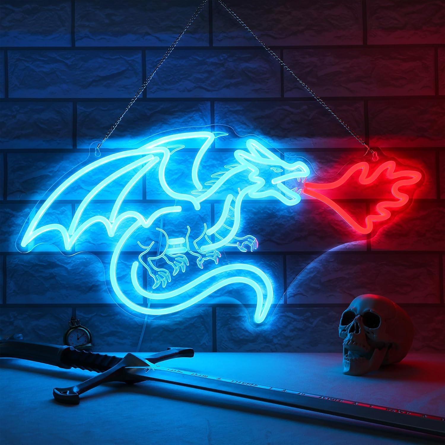 Dragon Neon Sign LED Dimmable  - Home Decor Light 리뷰 및 가격
