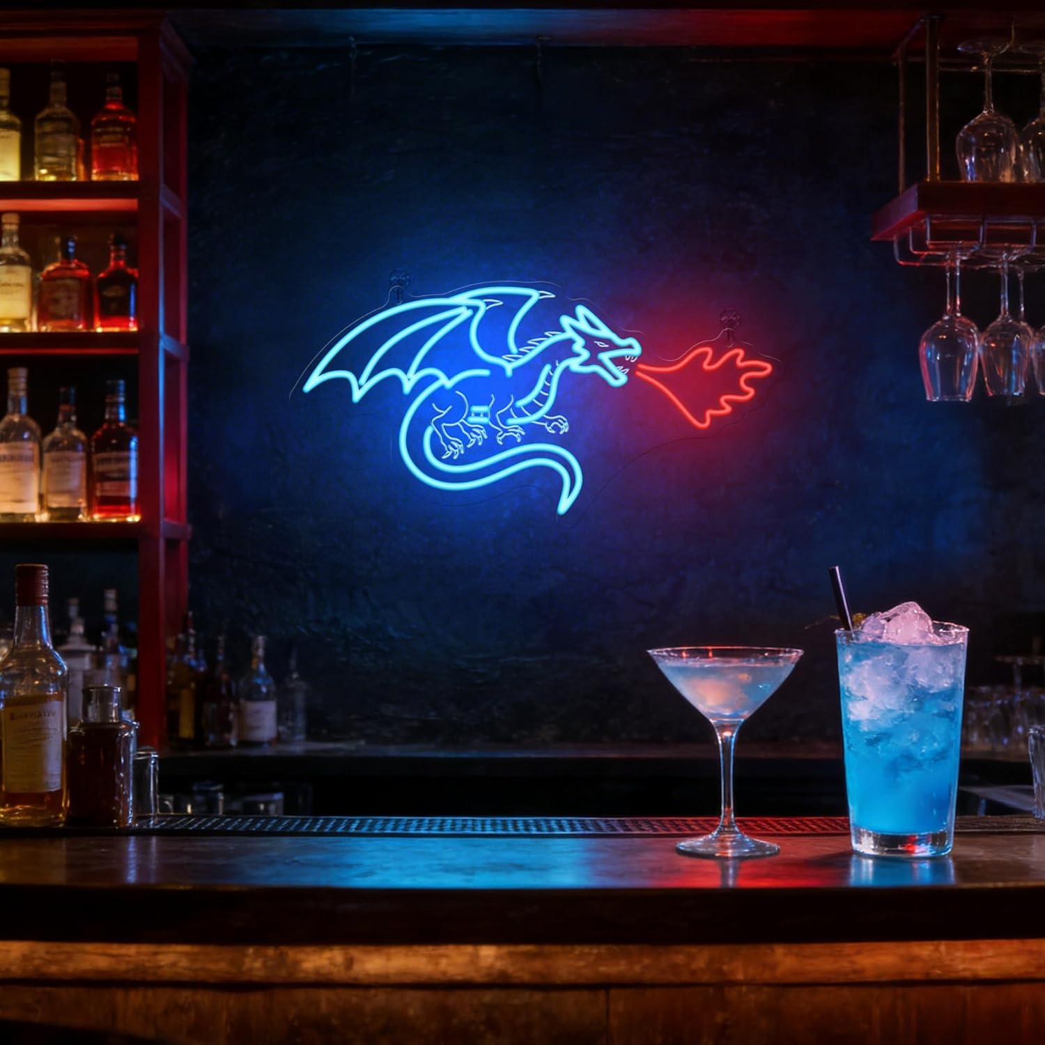 Dragon Neon Sign LED Dimmable  - Home Decor Light 리뷰 및 가격