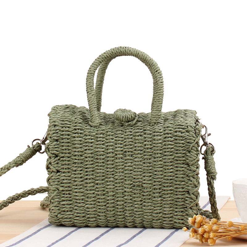 Summer Straw Beach Bag Handmad - Home Decor Rattan 리뷰 및 가격