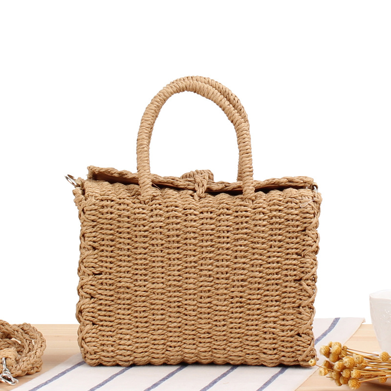 Summer Straw Beach Bag Handmad - Home Decor Rattan 리뷰 및 가격