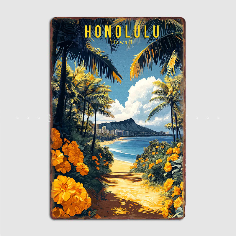 Honolulu Hawaii Alberta Canada - Home Decor Indonesia 리뷰 및 가격