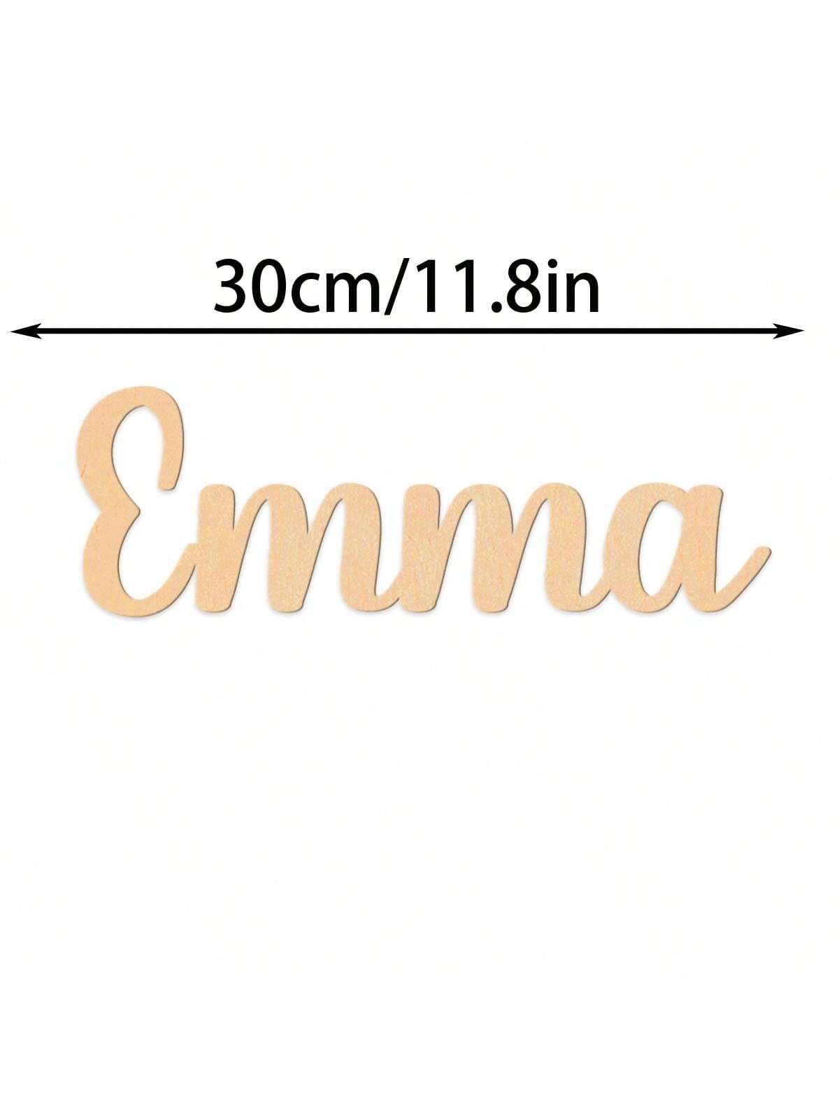 1pc Lovely Emma example Custom - Wooden Letter Sign 리뷰 및 가격