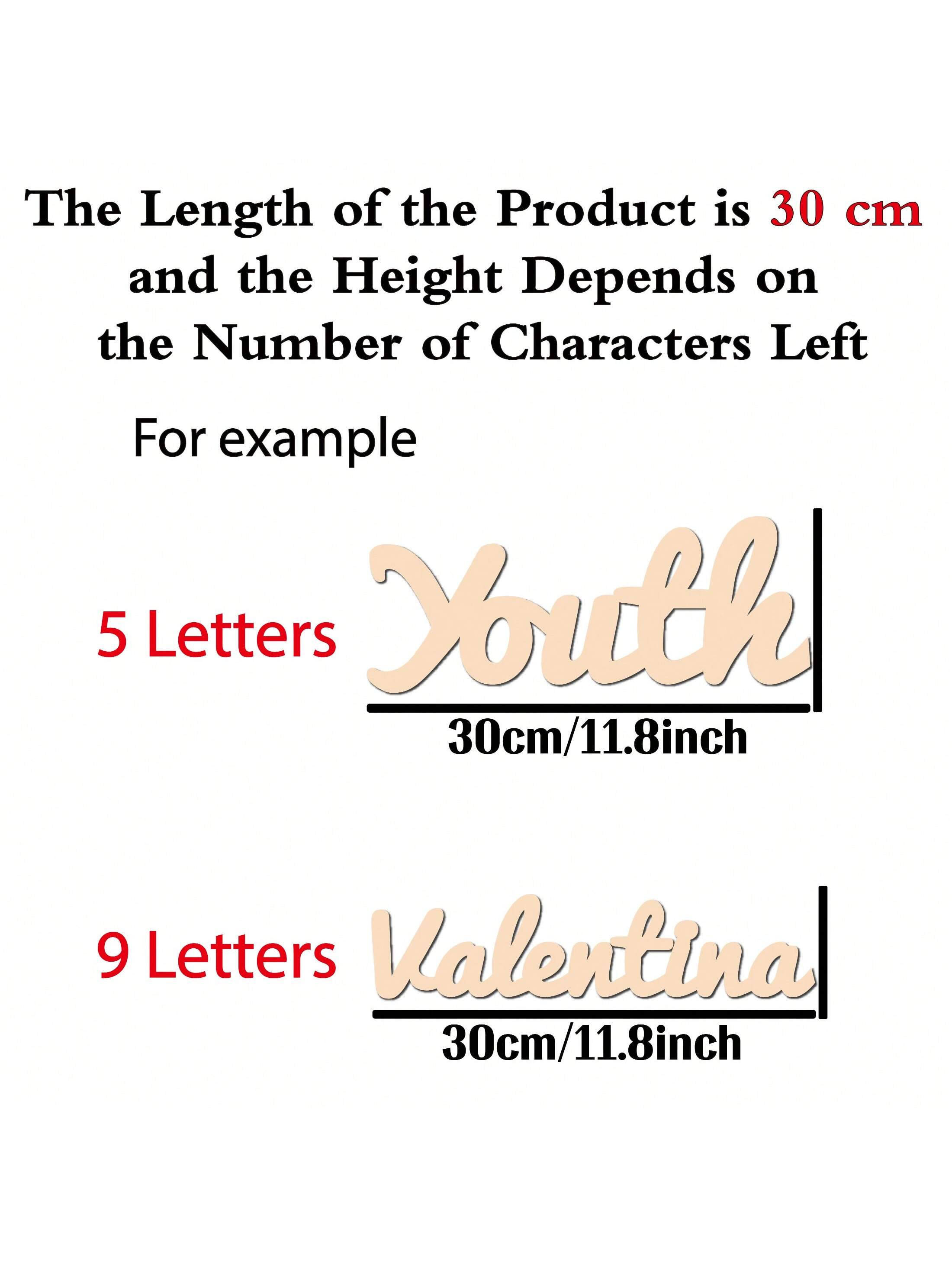 1pc Lovely Emma example Custom - Wooden Letter Sign 리뷰 및 가격