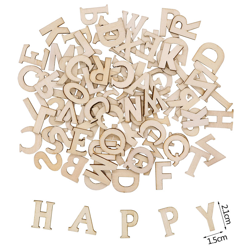 100pcs Wood English Alphabet D - Wooden Letter Sign 리뷰 및 가격