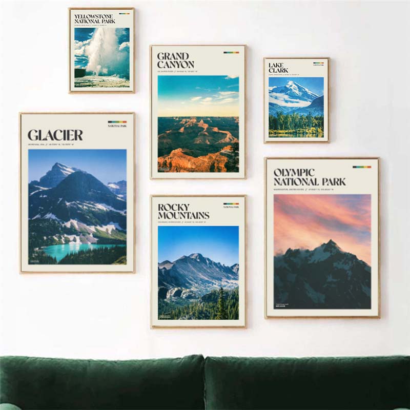 1pc frameless Nature Minimalis - Home Decor Interior 리뷰 및 가격