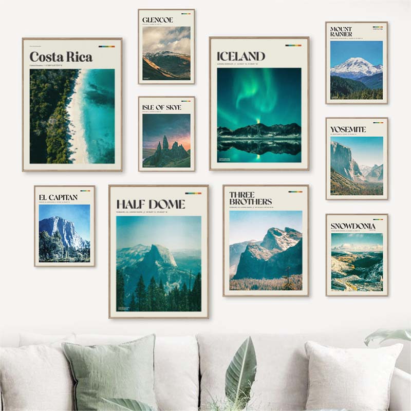 1pc frameless Nature Minimalis - Home Decor Interior 리뷰 및 가격