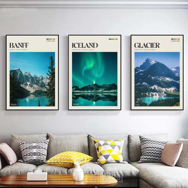 1pc frameless Nature Minimalis - Home Decor Interior 리뷰 및 가격