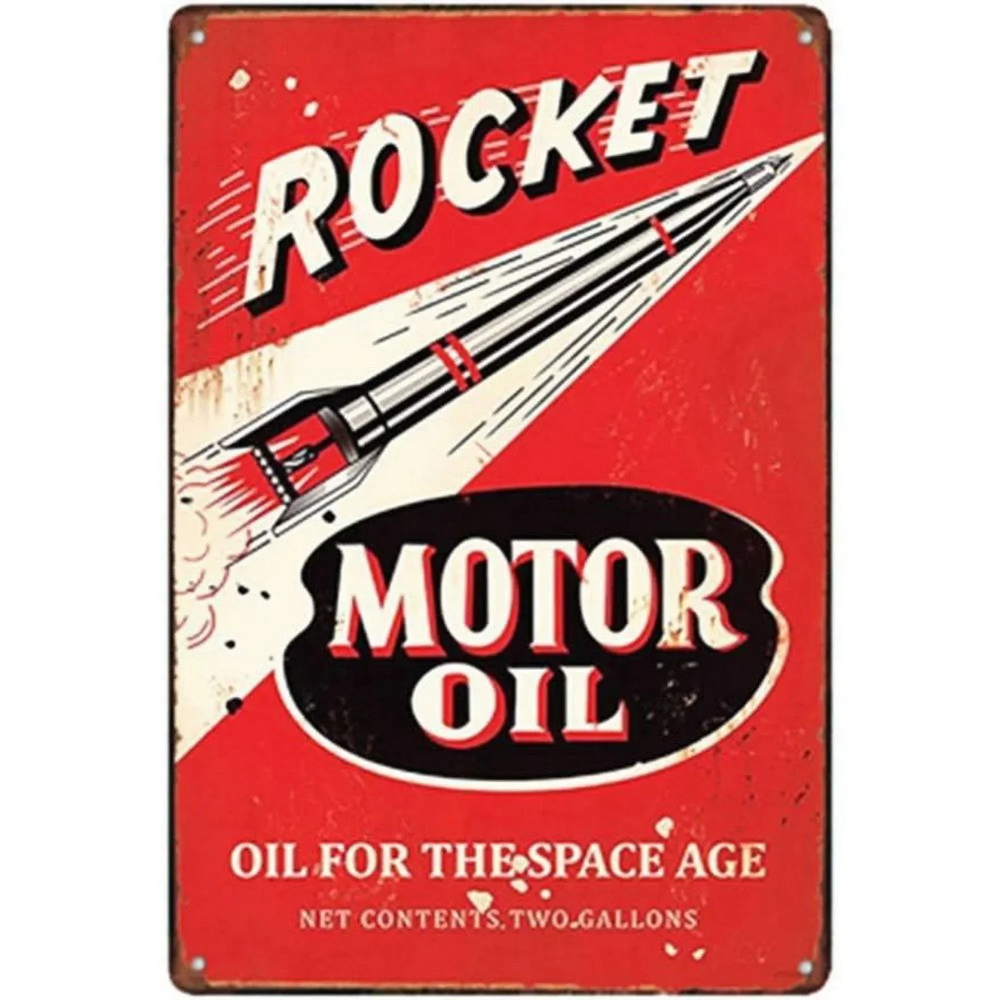 Vintage-Style Motor Oil Gas Si - Home Decor Interior 리뷰 및 가격
