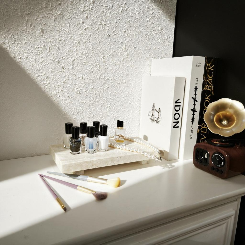 Natural Marble Pedestal Stand  - Vanity Home Decor 리뷰 및 가격