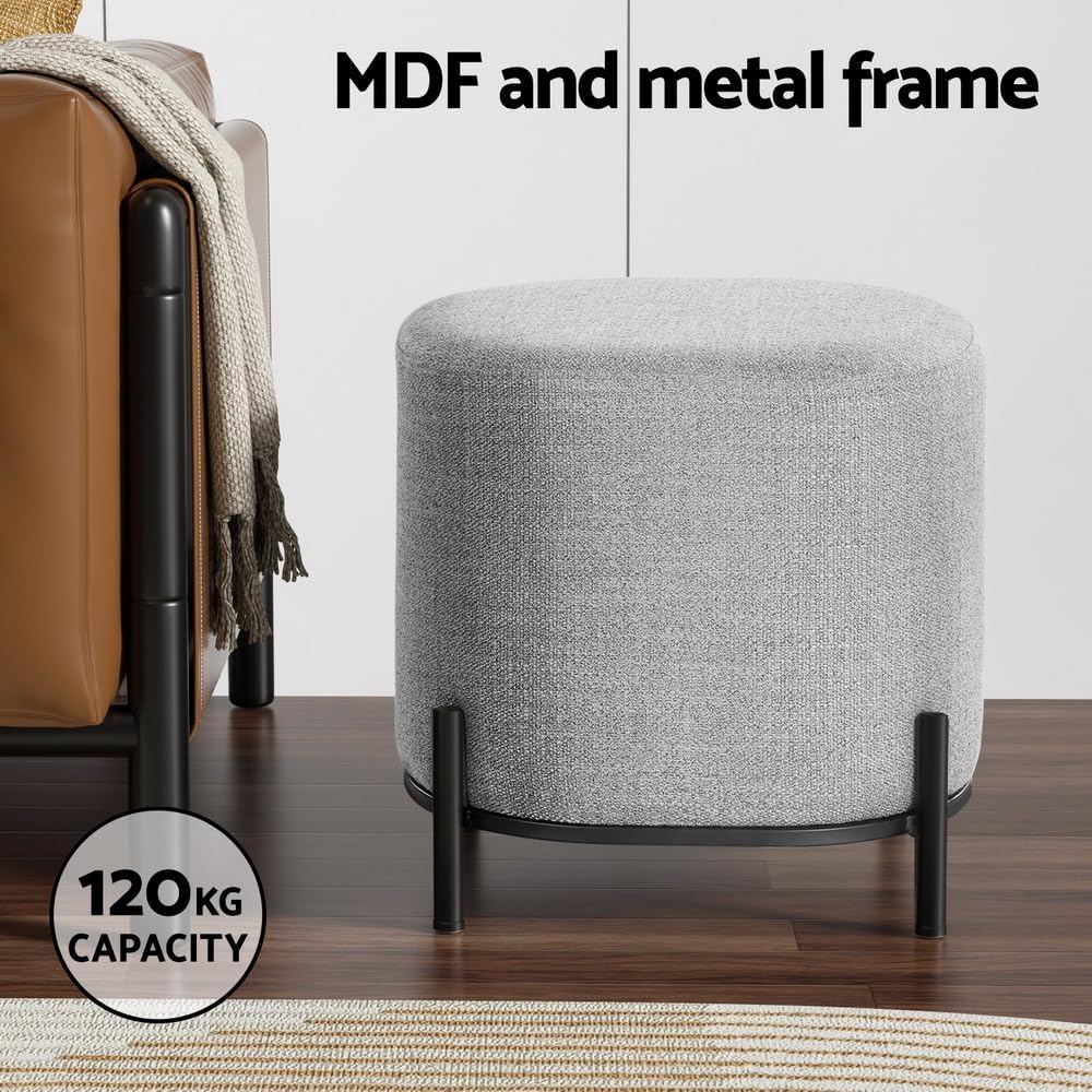 **/Ottoman, Round Footstool Lo - Vanity Home Decor 리뷰 및 가격